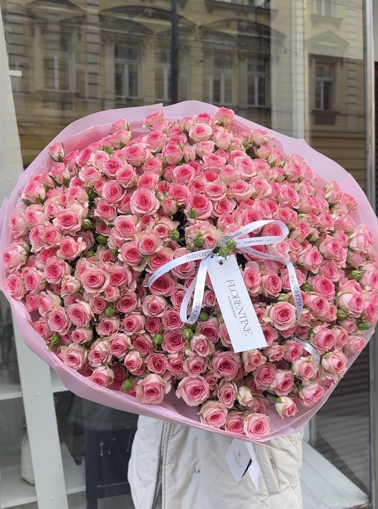 Pink Spray Roses